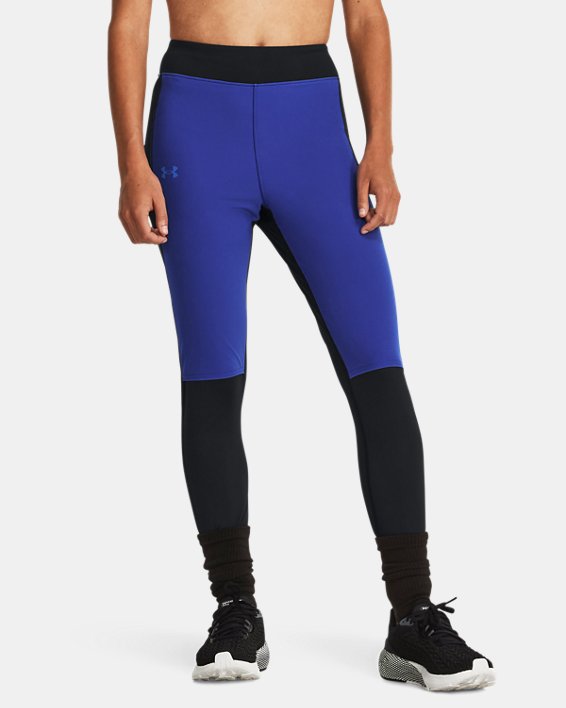 Women's UA Qualifier Cold Tights in Black image number 0